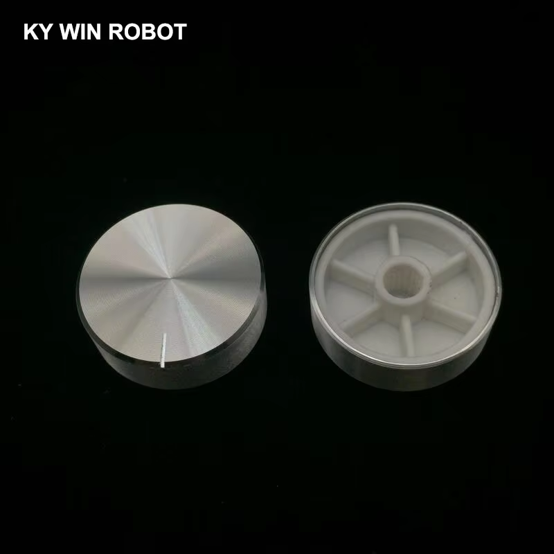 Arduino Diy Electronics - 1 個 30x10mm 6mm シャフト穴アルミ合金ポテンショメータノブ白 IC
