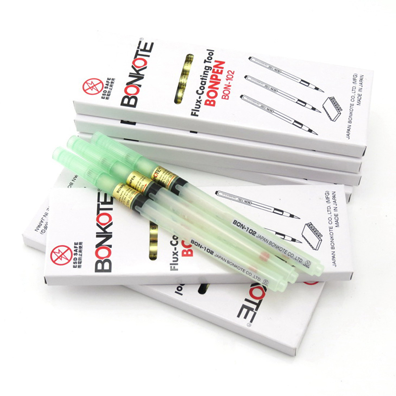 Flux Pen Electronics - 5 個 BON-102 リサイクル可能なフラックスペン溶接フラックスペン DIY 太陽電池はんだ