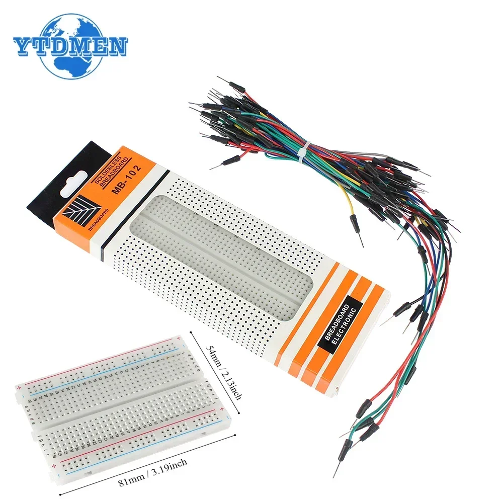 Diy Electronics Breadboard - MB-102 ブレッドボード 400 830 ポイントはんだレス PCB