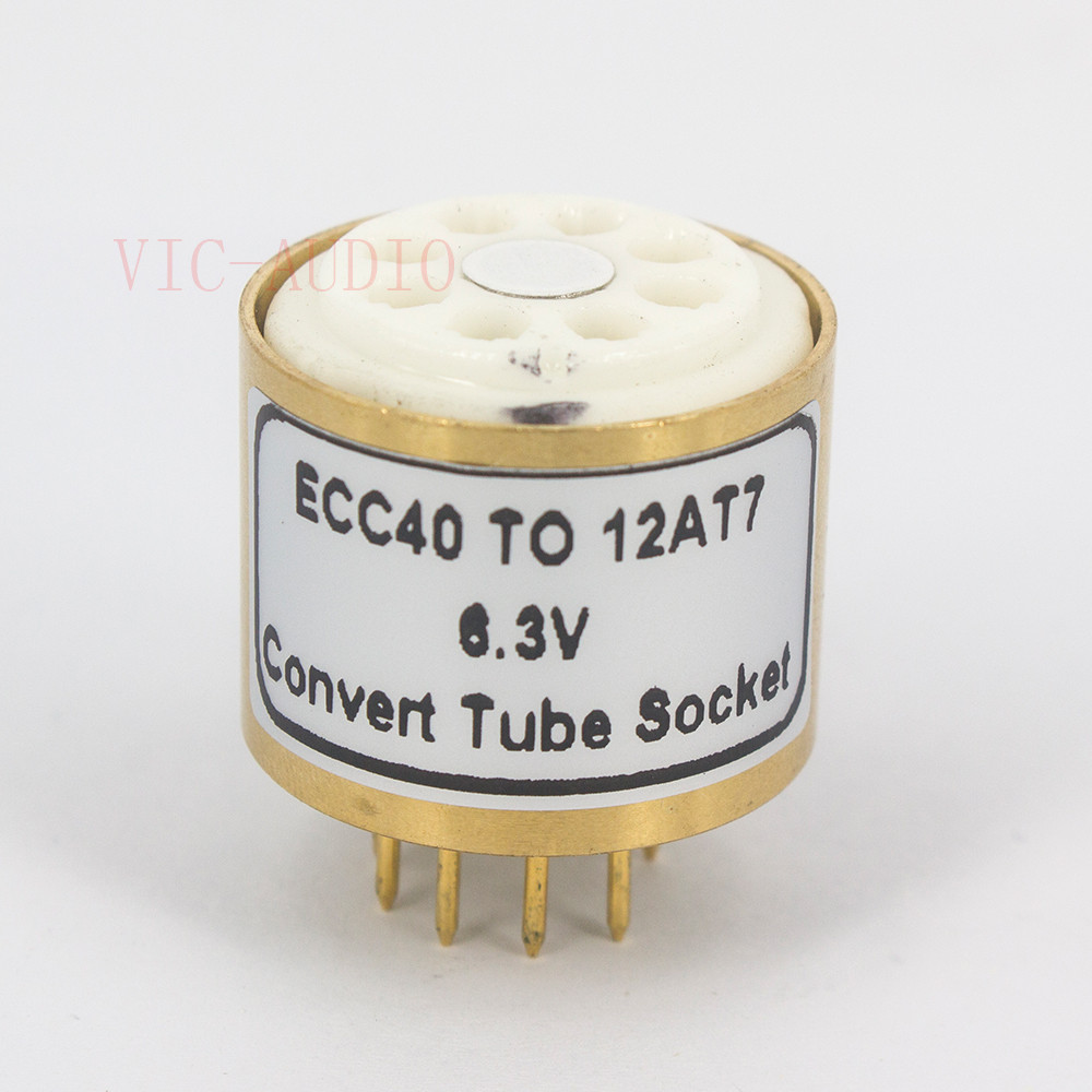 Diy Electronics Youtube - 1PC 8Pin に 9Pin チューブソケット ECC40