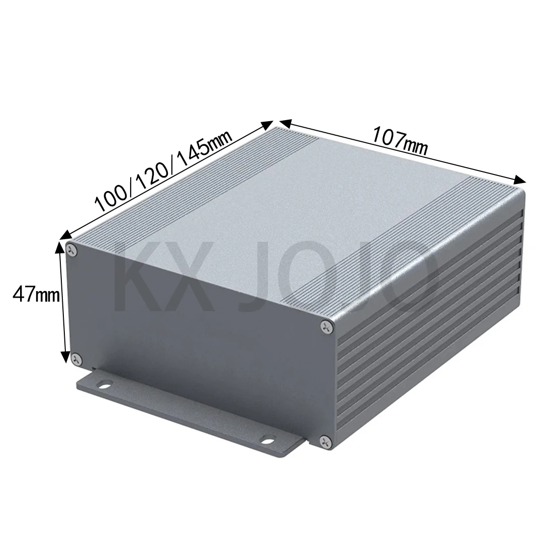 Diy Waterproof Electronics - アルミエンクロージャ 107*47*100/120/145 ミリメートル分割ケースシルバー/グレー/ブラック防水ボックス PCB DIY 楽器電子プロジェクト