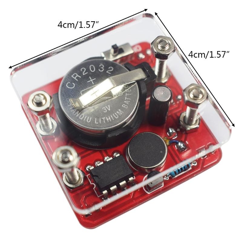 スイングシェイキングLEDダイスキット呼吸LED効果小型振動 - Best Diy Electronics Kits のレビューと価格