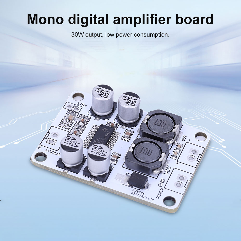 TPA3110 PBTLシングルチャンネルアンプボード 30 - Best Diy Electronics Kits のレビューと価格