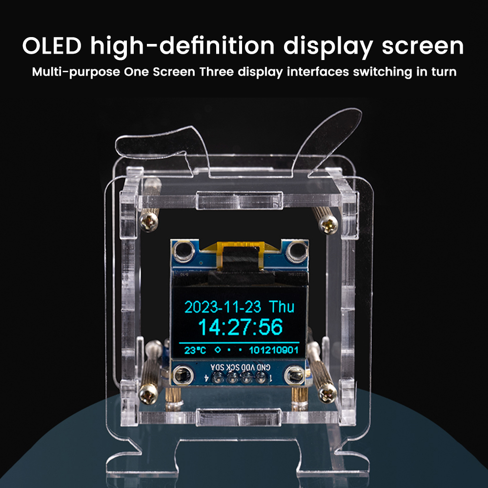 ESP8266 DIYデジタル時計キット 0.96インチミニ - Diy Soldering Station No Electronics のレビューと価格