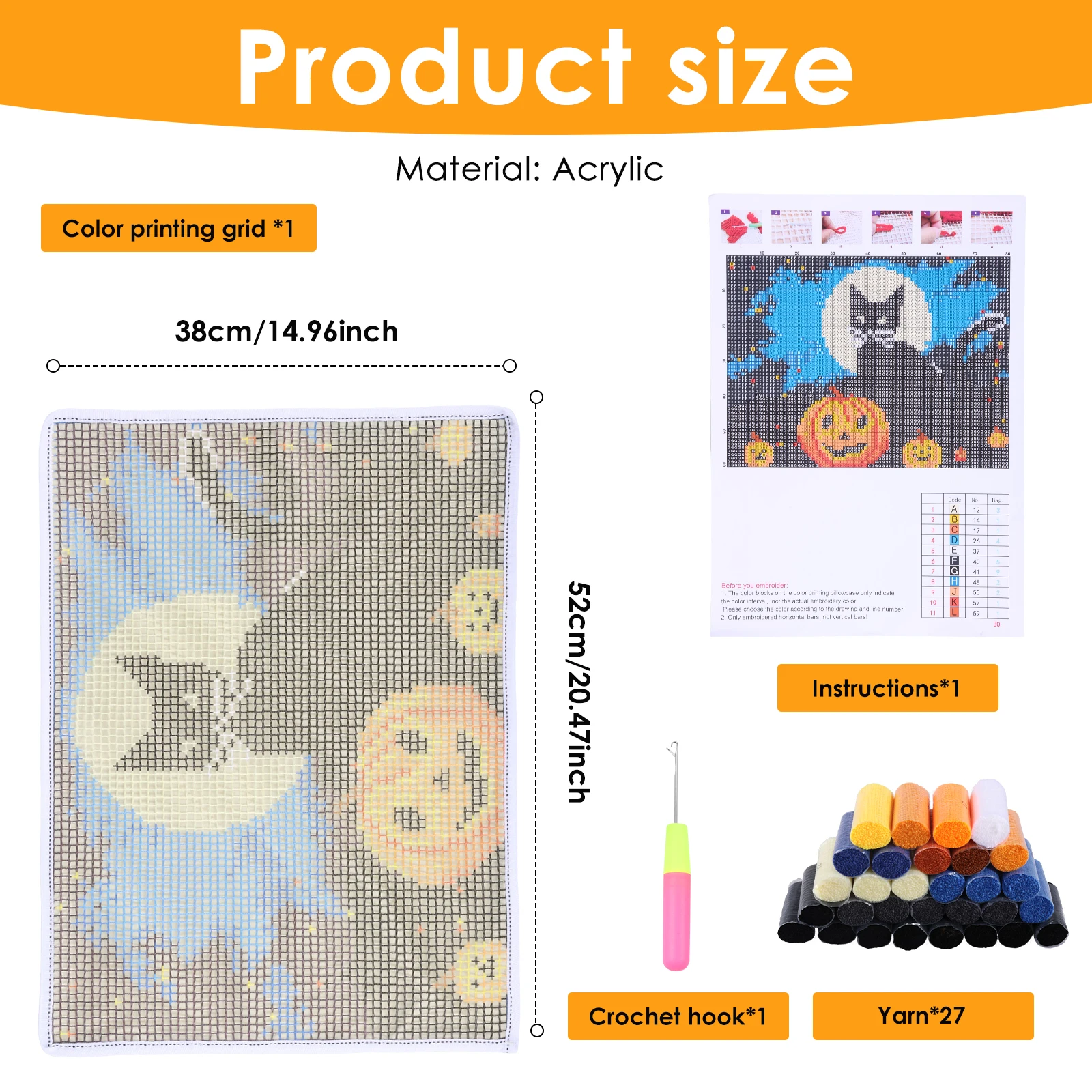 ラッチフックキット DIY 動物柄 パンチニードル刺繍セット - Diy Electronics Tool Kit のレビューと価格