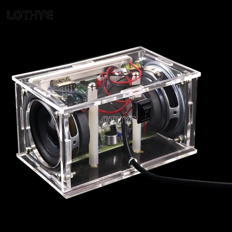 ミニアンプオーディオ Bluetooth 3W*2 スピーカ - Diy Electronics Tool Kit のレビューと価格