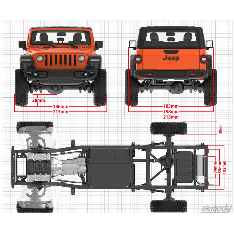 1/10 キラーボディ 48765 RCカー ハードボディシ - Diy Electric Car のレビューと価格