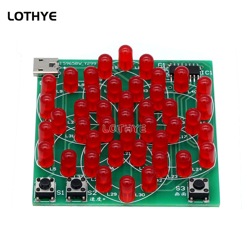 LED電子ウィンドミルライト、マルチスタイルパターン、5v、 - Diy Electronics Tool Kit のレビューと価格