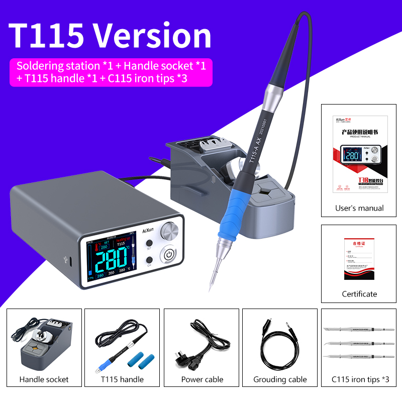 T3B スマートDIY電子機器修理用はんだ付けステーション。 - Diy Electronics のレビューと価格