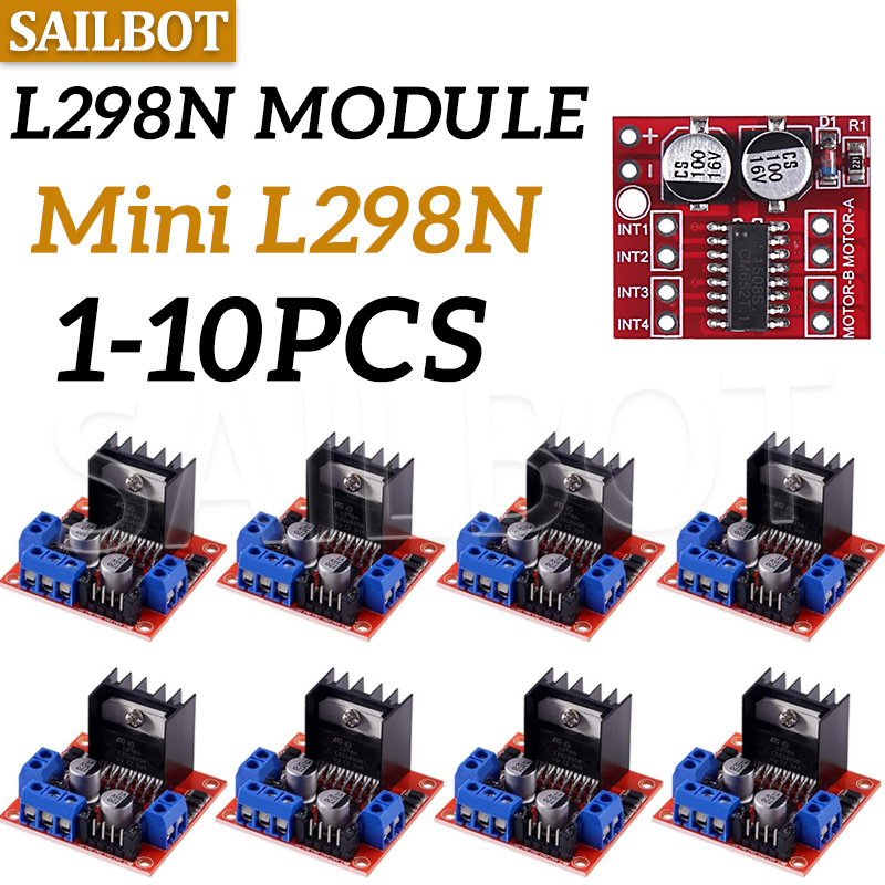 1/5/10 個 L298N DC モータードライバー MX - L298N Motor Driver のレビューと価格