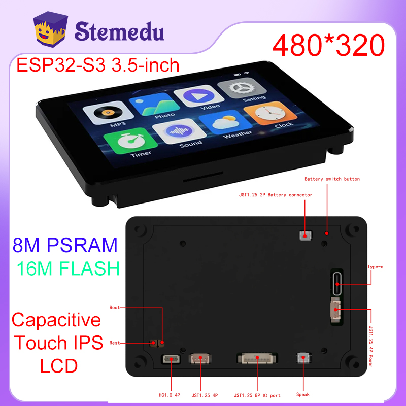 ミニESP32-S3静電容量式タッチipsモジュール,8m, - Arduino Diy Electronics のレビューと価格