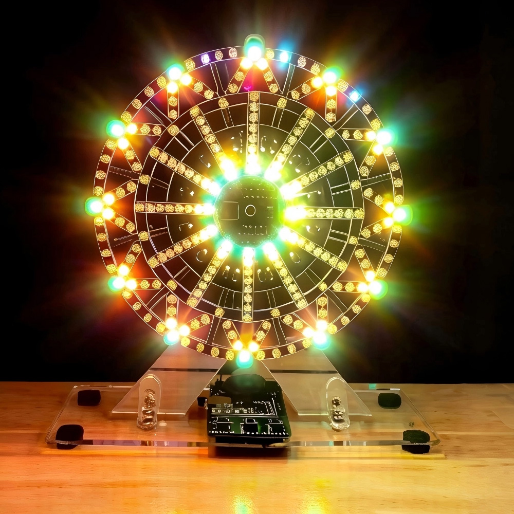 DIY電子キット LEDライト付きミュージカル観覧車 DIY - Diy Electronics Tool Kit のレビューと価格