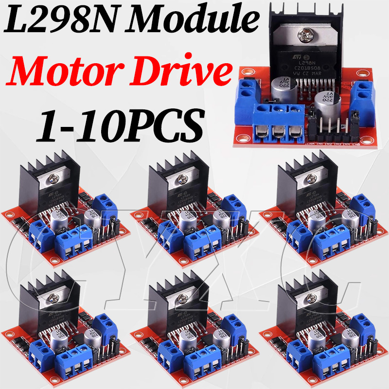 1-10 個 L298N ステッピングモータードライバーコン - L298N Motor Driver のレビューと価格
