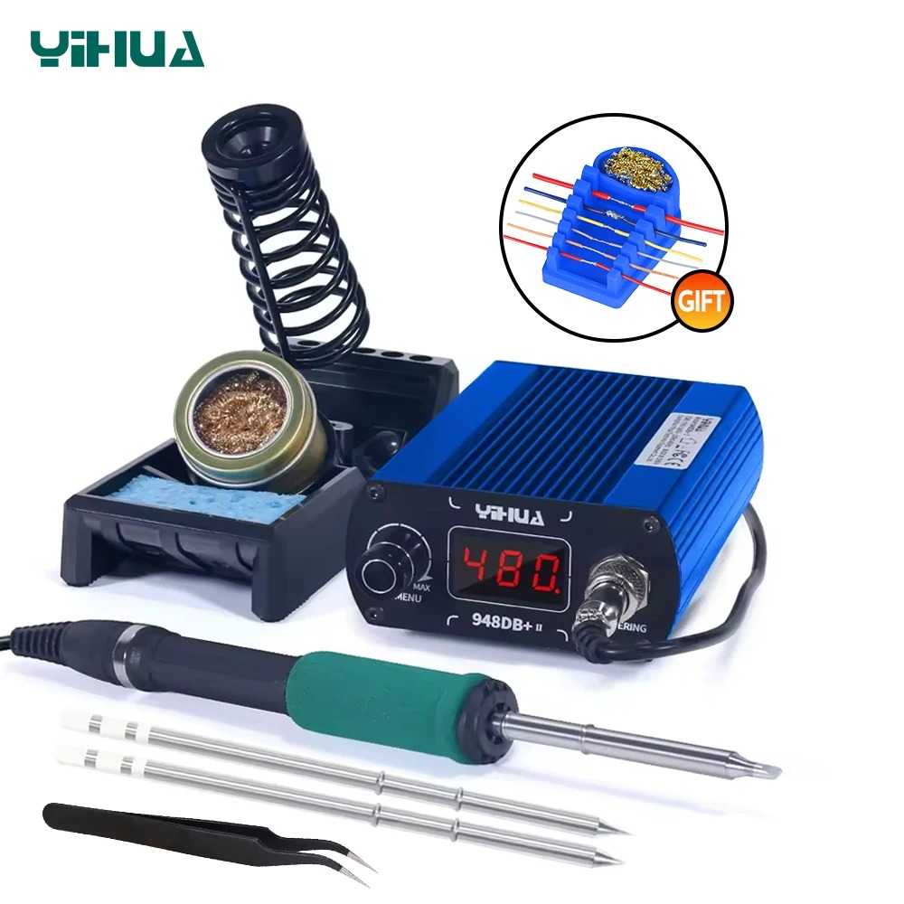YIHUA 948DB+-II 75W急速加熱T12電子はん - Diy Soldering Station No Electronics のレビューと価格