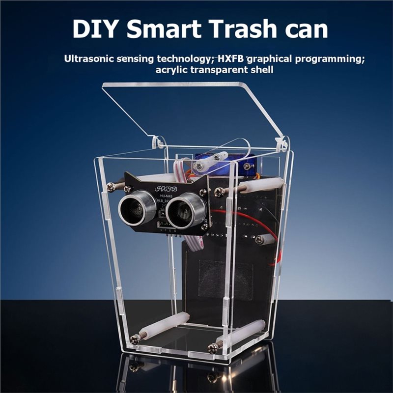 ナノボード超音波自動感知スマートゴミ箱電子DIYキット HX - Best Diy Electronics Kits のレビューと価格