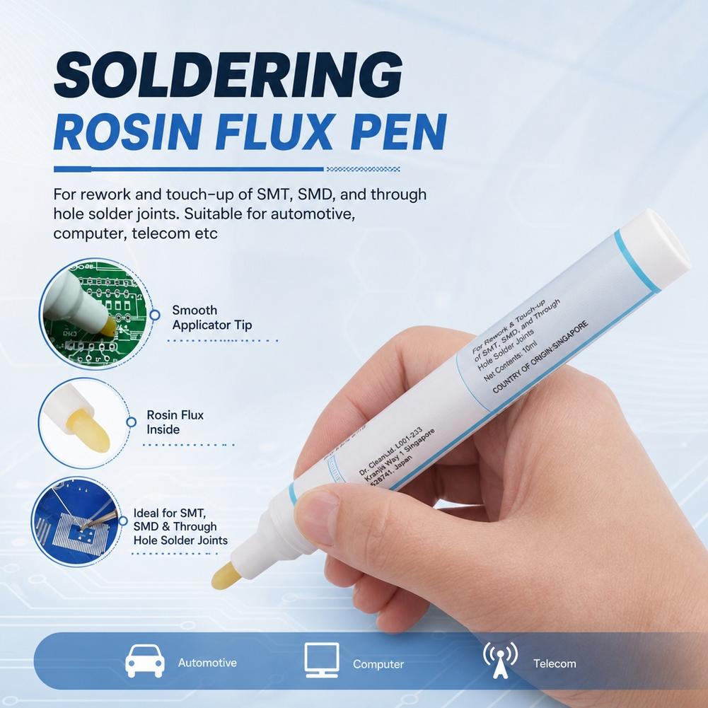 951 ノークリーン ロジンフラックスペン 10ml はんだ - Flux Pen Electronics のレビューと価格