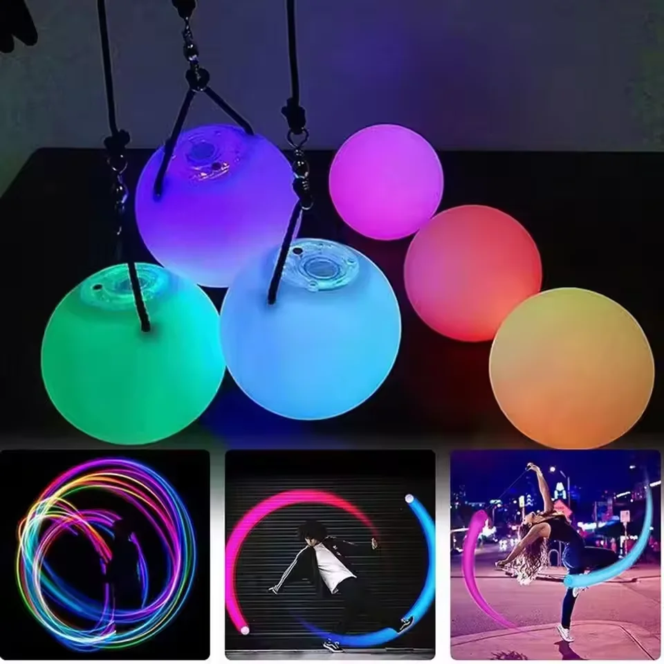 LED ポイプロップ 2 パック カラフルな発光ベリーダンス - Diy Halloween Electronics のレビューと価格