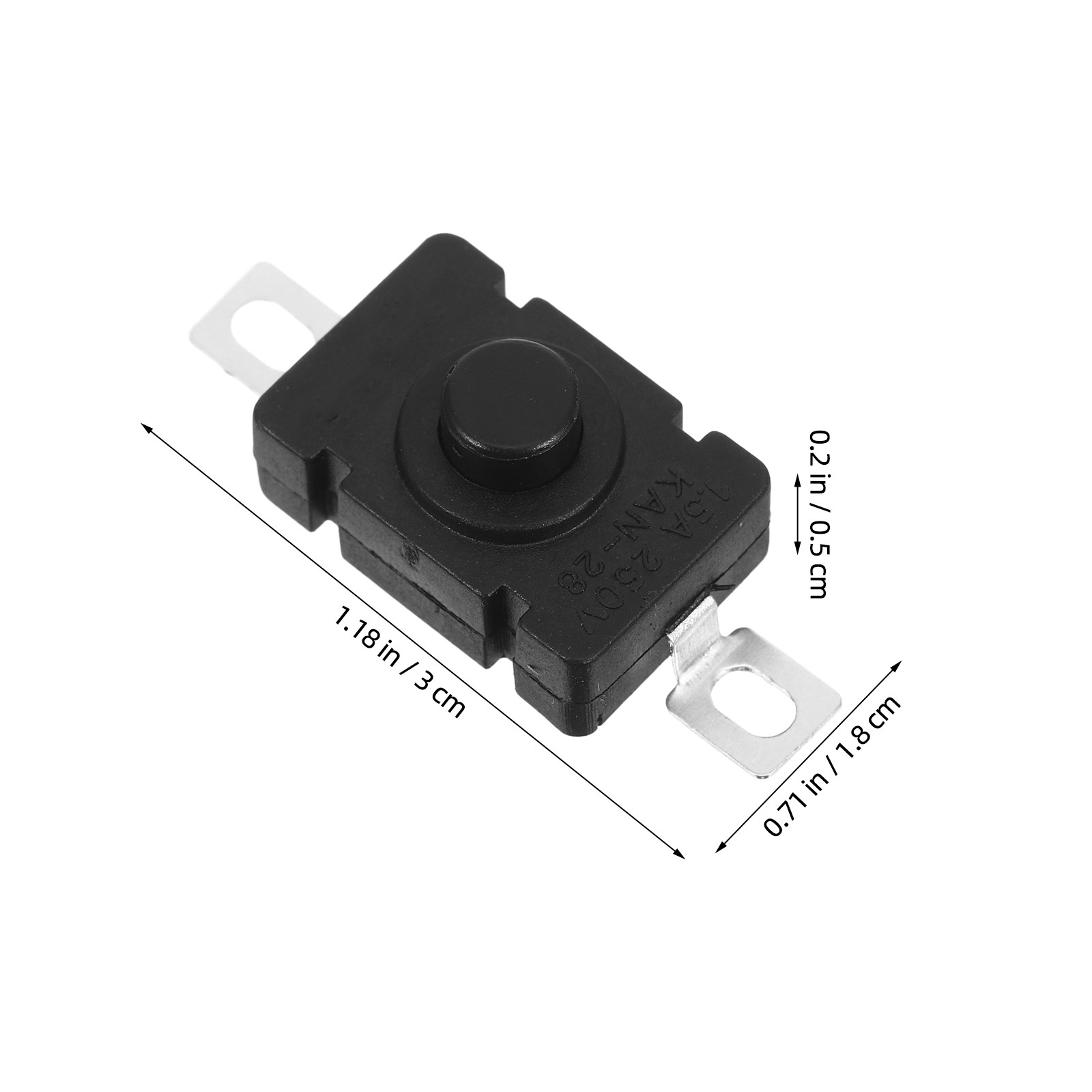 20個入り バッテリーボックス用スイッチ、自己保持式プッシュ - Diy Electronics のレビューと価格