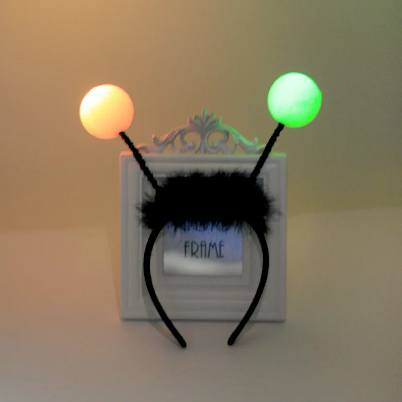 女性、羽、蜂、アンテナ、ボール、点滅、誕生日パーティー、パフ - Diy Halloween Electronics のレビューと価格