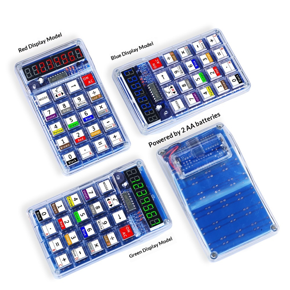 電卓製作キット、電子DIY部品、51マイクロコントローラー溶 - Diy Electronics Youtube のレビューと価格
