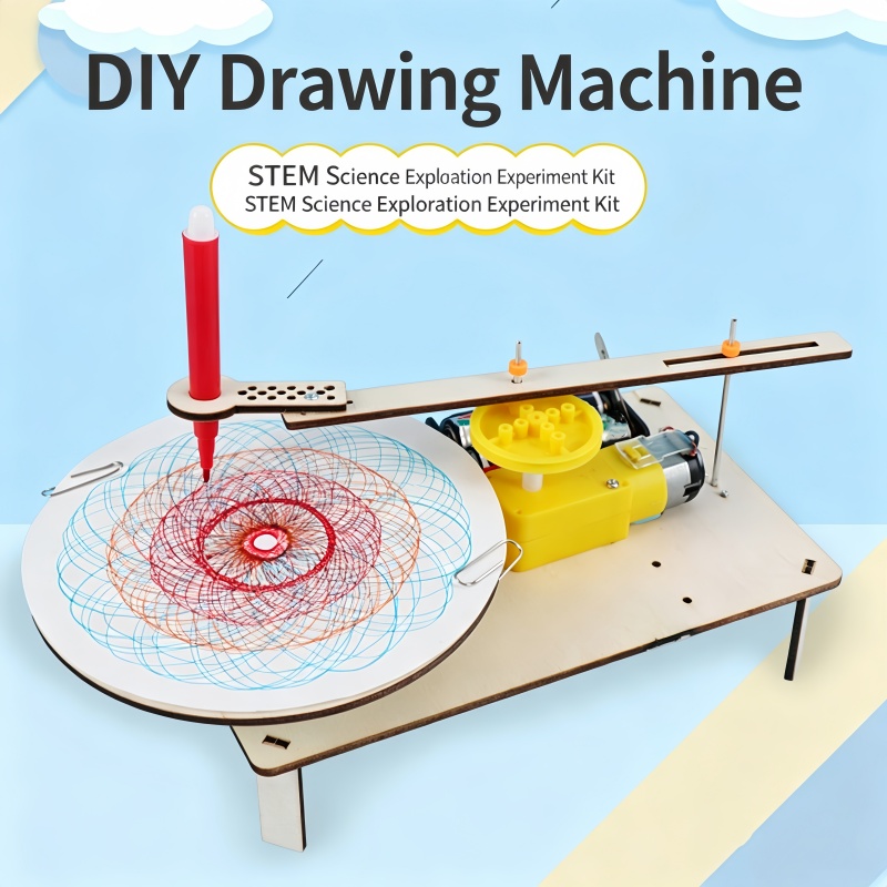 1-3個入り DIY木製電動プロッター描画ロボットおもちゃ  - Diy Electronics Tool Kit のレビューと価格