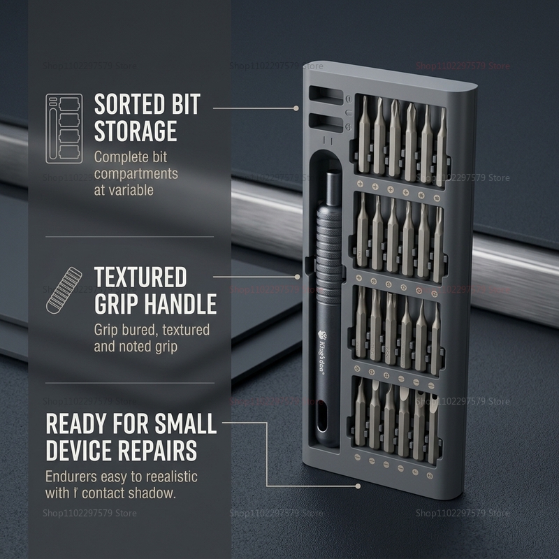 51個入り精密ドライバーセット。携帯電話、ノートパソコン、コ - Diy Electronics Tool Kit のレビューと価格