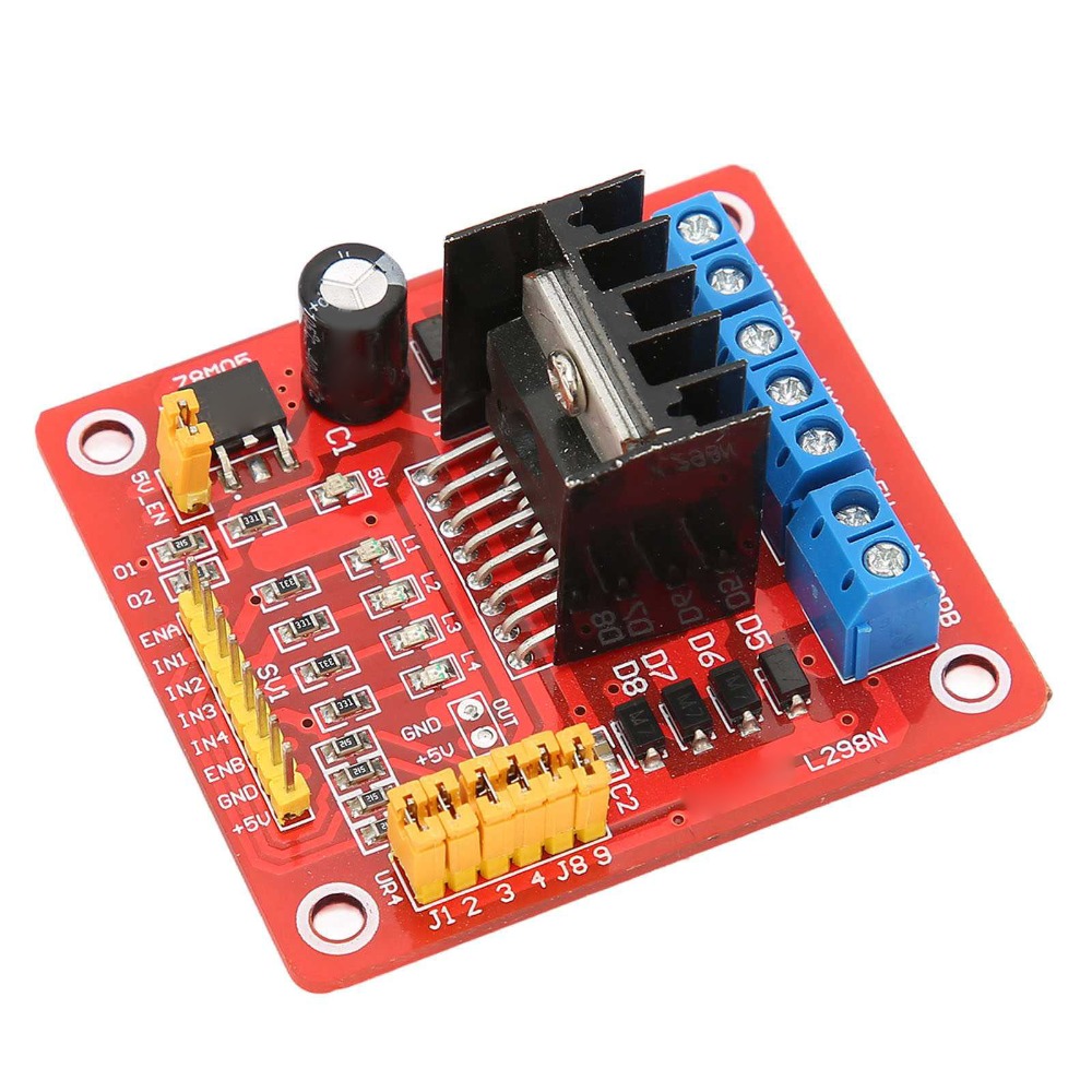 L298N ステッピングモータードライバーモジュール 5V- - L298N Motor Driver のレビューと価格