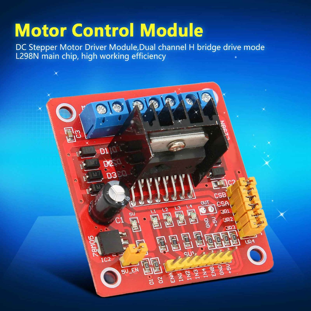 L298N ステッピングモータードライバーモジュール 5V- - L298N Motor Driver のレビューと価格