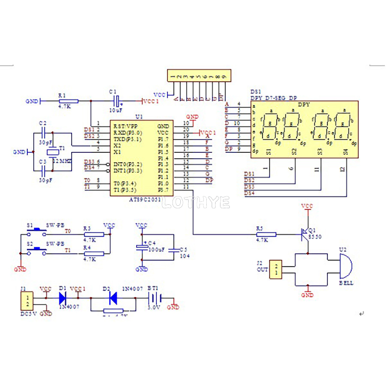 DIY 電子キット LED 4 デジタル管時計 4 桁の時間 - Diy Electronics Youtube のレビューと価格