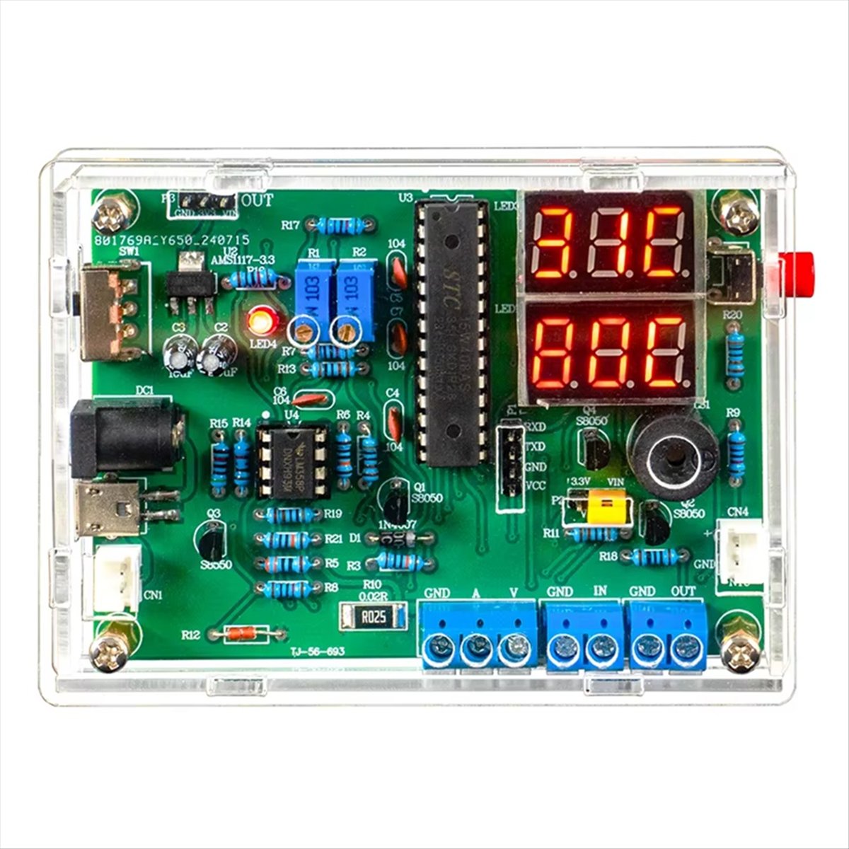(A21Z) 多機能メーター DIY はんだ付けキット 電圧 - Diy Electronics Tool Kit のレビューと価格