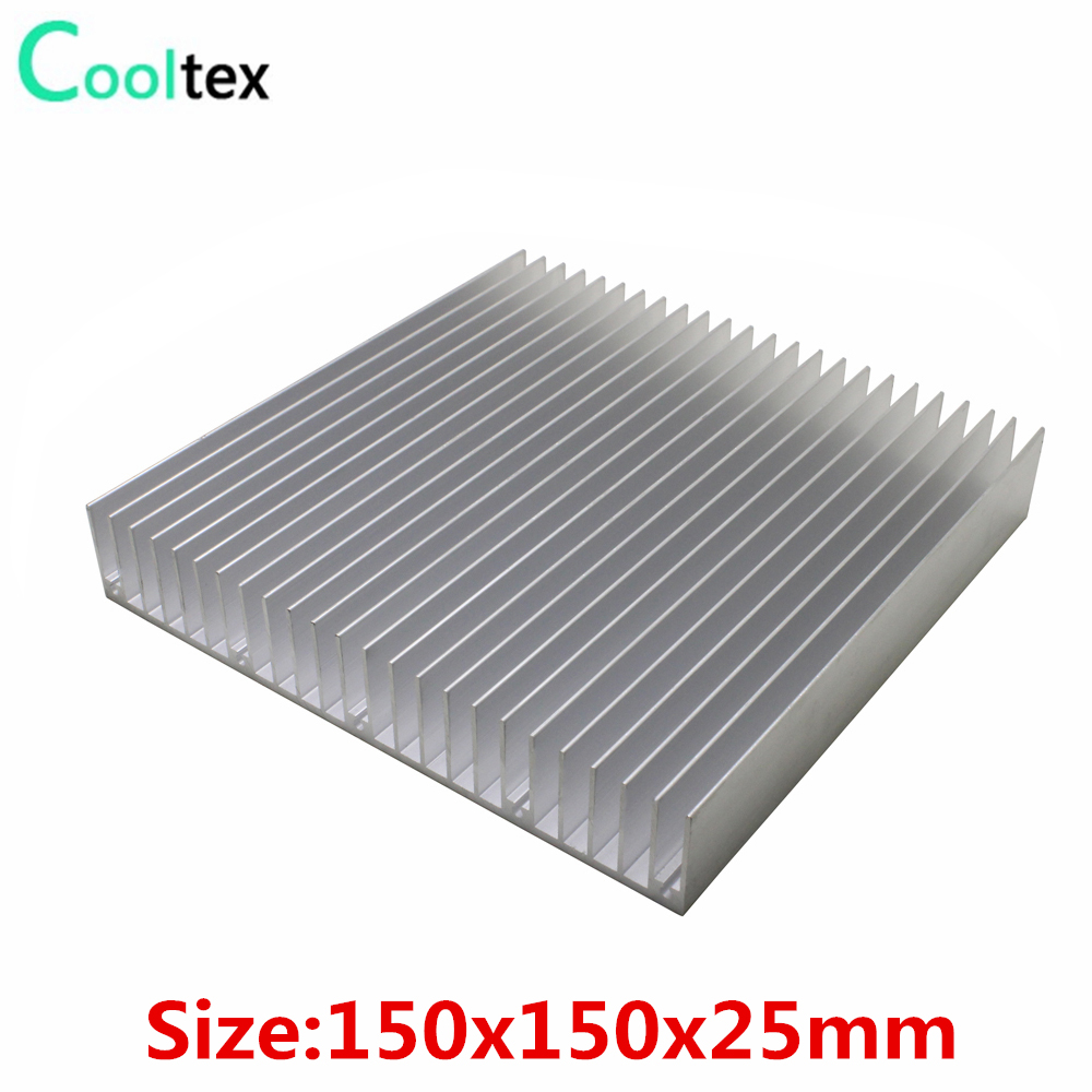 150x150x25mmのDIY用アルミニウム製ヒートシンク - Diy Electronics For Home のレビューと価格