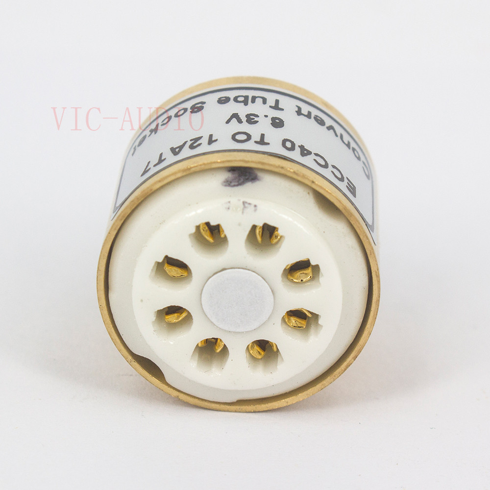 1PC 8Pin に 9Pin チューブソケット ECC40 - Diy Electronics Youtube のレビューと価格