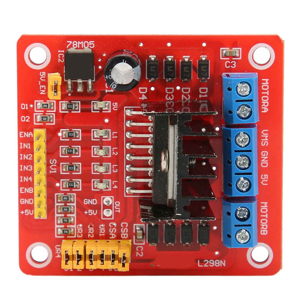L298N ステッピングモータードライバーモジュール 5V- - L298N Motor Driver のレビューと価格
