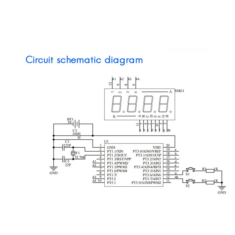 2X DIY 時計 LED 時計電子キット 0.28 インチ - Diy Electronics Youtube のレビューと価格
